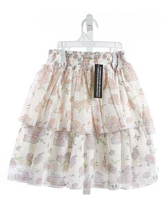 LITTLE PAISLEY PEOPLE  WHITE  FLORAL  SKIRT