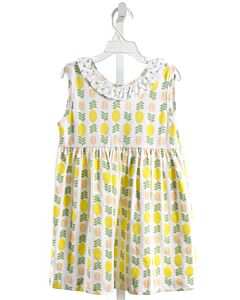 MARCO & LIZZY  YELLOW  PRINT  KNIT DRESS