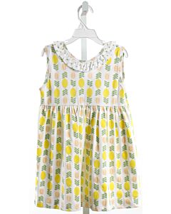 MARCO & LIZZY  YELLOW  PRINT  KNIT DRESS