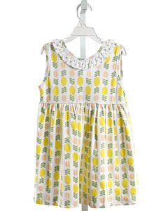 MARCO & LIZZY  YELLOW  PRINT  KNIT DRESS