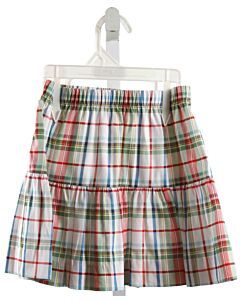 LITTLE ENGLISH  MULTI-COLOR  PLAID  SKIRT