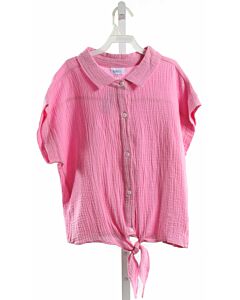 PLEAT.  PINK    SHIRT-SS