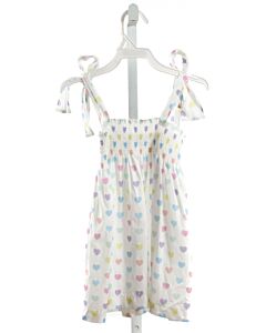 SAL & PIMENTA  MULTI-COLOR  PRINT SMOCKED DRESS