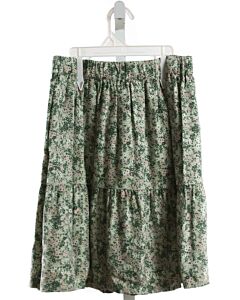 CREAMIE  GREEN  FLORAL  SKIRT