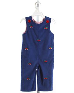 ZUCCINI  BLUE CORDUROY  EMBROIDERED LONGALL