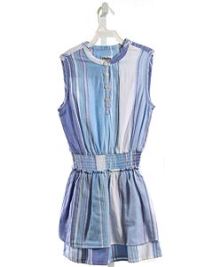 HATLEY  BLUE  STRIPED SMOCKED DRESS