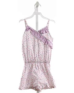 JAMES & LOTTIE  LAVENDER  FLORAL  ROMPER WITH RUFFLE