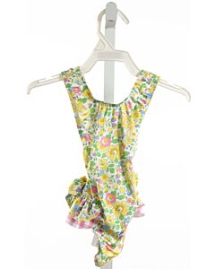 SAL & PIMENTA  YELLOW  FLORAL  1-PIECE SWIMSUIT