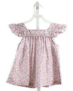 KATE & LIBBY  PINK  FLORAL  SHIRT-SS