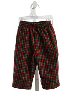 IMP  RED  PLAID  PANTS