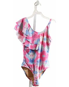 SHADE CRITTERS  PINK    1-PIECE SWIMSUIT WITH RUFFLE