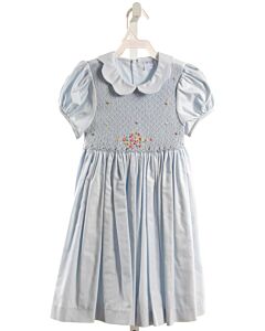 LULI & ME  LT BLUE   SMOCKED DRESS