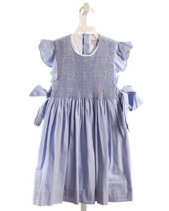 KIDIWI  BLUE   SMOCKED DRESS