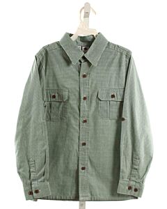 BUSY BEES  GREEN  GINGHAM  DRESS SHIRT