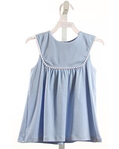 BELLA BLISS  LT BLUE    SLEEVELESS SHIRT