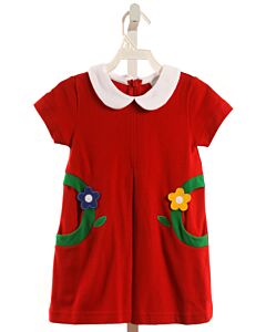 FLORENCE EISEMAN  RED PIQUE   DRESS