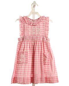 LALI  PINK  PLAID  DRESS