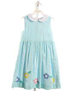 FLORENCE EISEMAN  LT BLUE SWISS DOT   DRESS