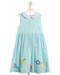 FLORENCE EISEMAN  LT BLUE SWISS DOT   DRESS