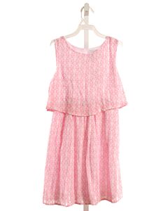 MAGGIE BREEN  PINK   PRINTED DESIGN DRESS