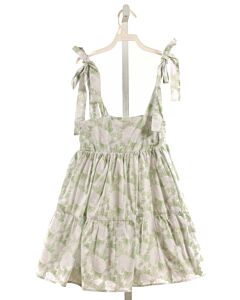 KATHLEEN MAEVE  GREEN   PRINTED DESIGN DRESS