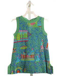 GRETCHEN SCOTT  GREEN   PRINTED DESIGN DRESS