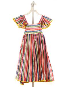 LITTLE PAISLEY PEOPLE  MULTI-COLOR  STRIPED  DRESS