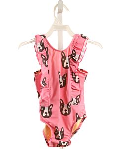 PINK CHICKEN  PINK   PRINTED DESIGN 1-PIECE SWIMSUIT