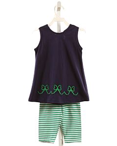 BAILEY BOYS  NAVY   APPLIQUED 2-PIECE OUTFIT
