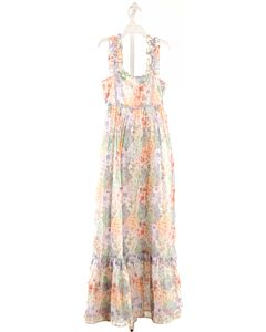 MARLO KIDS  MULTI-COLOR  FLORAL  DRESS WITH RUFFLE