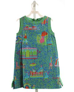 GRETCHEN SCOTT  GREEN   PRINTED DESIGN DRESS