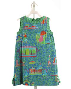 GRETCHEN SCOTT  GREEN   PRINTED DESIGN DRESS