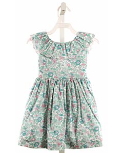 SAL & PIMENTA  AQUA  FLORAL  DRESS