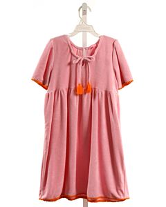 BISBY BY LITTLE ENGLISH  PINK TERRY CLOTH   KNIT DRESS