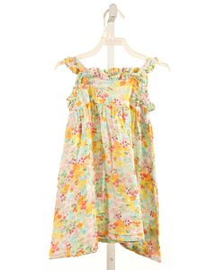 ANGEL DEAR  YELLOW  FLORAL  KNIT DRESS