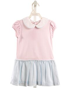 LULLABY SET  PINK  GINGHAM  KNIT DRESS