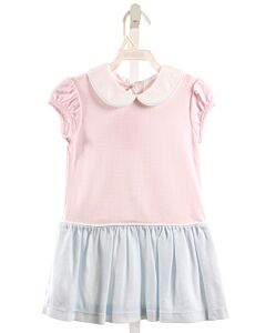 LULLABY SET  PINK  GINGHAM  KNIT DRESS