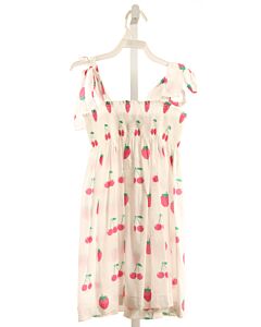 SAL & PIMENTA  CREAM   PRINTED DESIGN KNIT DRESS