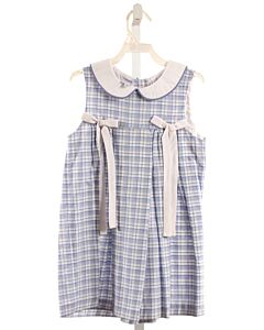 BELLA BLISS  BLUE  PLAID  DRESS