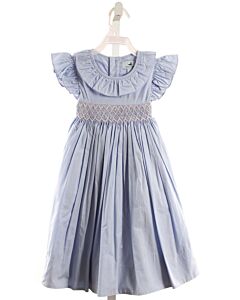 NANDUCKET  BLUE   SMOCKED PARTY DRESS