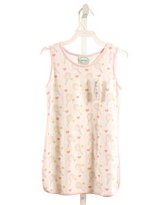 GRACE & JAMES  PINK   PRINTED DESIGN KNIT DRESS