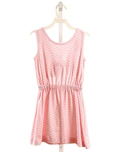 JAMES & LOTTIE  PINK   PRINTED DESIGN KNIT DRESS