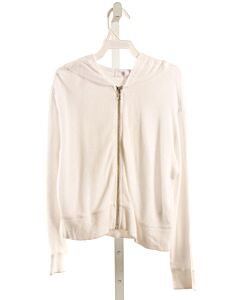 BELLA DAHL  WHITE TERRY CLOTH   CARDIGAN