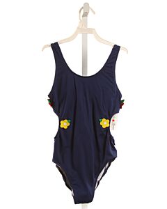 FLORENCE EISEMAN  BLUE    1-PIECE SWIMSUIT