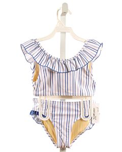 PINK CHICKEN  BLUE  STRIPED  2-PIECE SWIMSUIT