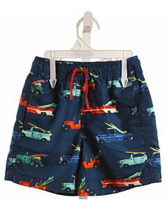 HATLEY  BLUE   PRINTED DESIGN SWIM TRUNKS