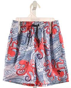 SHADE CRITTERS  PINK   PRINTED DESIGN SWIM TRUNKS