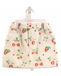 SAL & PIMENTA  CREAM   PRINTED DESIGN SKIRT