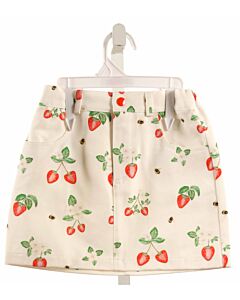 SAL & PIMENTA  CREAM   PRINTED DESIGN SKIRT