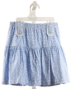 BISBY BY LITTLE ENGLISH  BLUE  FLORAL PRINTED DESIGN SKORT